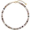 POSADINA Collana in Pietra Naturale da Donna, Gioielli Fatti a Mano, Collana Minimalista Sovrapponibile, Idea Regalo Elegante