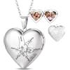 Dacomfy Collana Foto Personalizzata Medaglione Cuore con 1 a 6 Nomi Ciondolo Famiglia Argento Oro Regali per Donne, Mamma, Nonne,Mogli