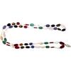 IndianStore4All IS4A 100% pura gemma Navaratna Mala, Cristallo