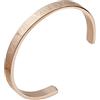 Générique Bracciale Bracciale da uomo in acciaio oro rosa ramato moderno ed elegante, misura regolabile, design di lusso con numeri romani incisi confezione regalo, Médium, Oro rosa