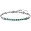 S'Agapõ Bracciale Donna in Acciaio e Cubic Zirconia | Collezione Dazzly - SDZ86