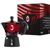 Bialetti Caffettiera Moka Express Milan, Non Adatta A Induzione, Alluminio, Argento, 3 Tazze (130 ml)