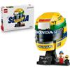 LEGO S.P.A Lego Editions Casco Ayrton Senna Merch da F1 Kit di Modellismo 14+ Anni 43024