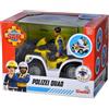 TOYS ONE Simba 109251093 Pompiere Sam Polizia Quad con Malcolm