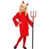 W WIDMANN MILANO Party Fashion - Costume da diavoletto per bambini | Set da 3 pezzi con abito, cintura e corna per Halloween, Carnevale e feste a tema Inferno