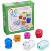 Goliath Jelly Blox Farm Friend - Amici della Fattoria per Bimbi dai 2 Anni | 6 agricoltori e animali sensoriali morbidi da assemblare - blocchi flessibili ed estensibili - regalo educativo