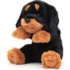 Uni-Toys Bassotto seduto, 20 cm (altezza), cane di peluche, peluche