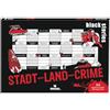 Moses. Black Stories City-Land-Crime - Variante di fiume cittadina/paese con 56 categorie assassine, blocco da gioco DIN A4 con 50 fogli, divertimento morbido per feste dai 12 anni in su