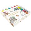 Dessain et Tolra Jolies boutiques à l'aquarelle: Coffret avec 10 planches prêtes-à-peindre, une palette de 6 couleurs et un pinceau