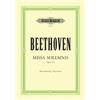 Edition Peters Beethoven: Missa Solemnis in D Op. 123 (Vocal Score) (EP45): für 4 Solostimmen, Chor und Orchester / Klavierauszug