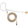 Pyle Microfono elettrico In-Ear Back - Cuffie Omnidirezionali compatte con cavo Mini XLR a 4 pin e paravento - per sistema Shure, color pelle - Ideale per il teatro e la presentazione