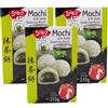 Generico 3 X Mochi al Tè Verde 210g Biyori (Green Tea Mochi) - Snack Dolce con Riso Glutinoso in Stile Giapponese con Ripieno Cremoso