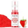 Wwtop Glitter Commestibili Rosso, 10g Colorante Alimentare Glitter, Brillantini Commestibili Glitter Spray, Polvere Colorante Alimentare per Cocktail Decorazioni Torte,Drink