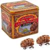 LA MERE POULARD La Mère Poulard® | Biscotti Puro Burro e Tutto Cioccolato | Lattina Biscotti Francesi Burro Cioccolato | Frollini Puro Burro - 400 Gr | Latte Regalo Biscotti