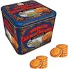 LA MERE POULARD La Mère Poulard® | Biscotti Puro Burro Salato | Lattina Biscotti Francesi al Burro | Frollini al Burro - 500 Gr | Lattina Regalo Decori Blù con Biscotti