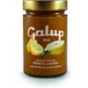 Galup Confettura Extra di Pere e Limoni 350g - Marmellata con 120g di Frutta per 100g - Senza Conservanti - Gusto Fresco e Naturale - Made in Italy