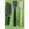 Yinfente Manico di ricambio per chitarra elettrica a 7 corde, manico in acero, tastiera in palissandro, 22 tasti, scala 24,75 pollici, marrone, corde in lega di acciaio