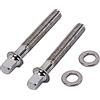 FUNOMOCYA Viti di Tensione per Batteria 50mm, Acciaio Inox, 2 Pezzi | Elemento di Fissaggio Wc902, Ricambio Pronto per Supporto Rullante e Drum Lugs