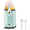Fransande Scaldabiberon portatile, scaldabiberon USB con display LCD, temperatura regolabile, borsa scaldabiberon scaldavivande, scaldabiberon scaldabiberon termostato scaldabiberon per tutte le bottiglie