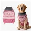 Cosiesnest Felpe Cane Maglia in Lana Rosa - Cappotto per Cani 5-8kg Taglia Media e Piccola