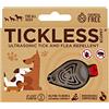 Tickless EcoPet - Repellente per pulci e zecche biodegradabile naturale ad ultrasuoni privo di sostanze chimiche per animali domestici - Marrone