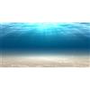 MIRRORANG 61x30cm Sottomarino Tema Acquario Sfondo Sole Sabbia Oceano Mondo Subacqueo Acquario Sfondo