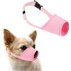 MOTIBACK Museruola rosa per cani, cestino regolabile per cani, impermeabile per cani, resistente al morso, adatto per attività all'aperto (XS)