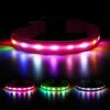 Feycig Collare luminoso per cani, ricaricabile, con LED | USB impermeabile regolabile, 3 modalità, collare luminoso per cani di taglia piccola, media e grande (rosa