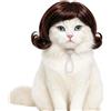 Generico Parrucca Canina Morbido Divertente Con Fasce Elastiche Comodo Traspirante | Parrucche per Cani Costume da Festa Halloween per Festa Halloween Cosplay Carnevale Compleanno Fotografia Sfilata e