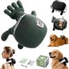 JSGMSW Massaggiatore per cani, massaggiatore elettrico calmante con mani | Funzione di calore integrata, ricaricabile, leggero, rilassante per la cura degli animali domestici, per testa