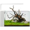 Aqpet Acquario Completo Aqua Rear in Vetro Extrachiaro con Filtro Integrato e Luce LED - Vasca 60x30x30 cm, Design Moderno, Ideale per Acquari d'Acqua Dolce colore Bianco
