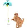 Generic Giocattolo interattivo per gatti - Sollevamento automatico per gatti, gioco oscillante interattivo a 3 velocità | Giocattolo elettrico per gatti Yo-Yo per stimolazione mentale, esercizio,