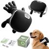 JSGMSW Massaggiatore per cani, massaggiatore elettrico calmante con mani | Funzione di calore integrata, ricaricabile, leggero, rilassante per la cura degli animali domestici, per testa