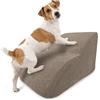 murando - Scala per Cani Piccoli, 2 Gradini 30cm, Scaletta per Cani e Gatti | Scale per Cani, Rampa in Schiuma Antiscivolo, per Letto Matrimoniale, Copertura Sfoderabile, Produzione EU, Bouclé Beige