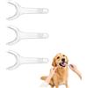 Generic Apri bocca per cani, divaricatore dentale trasparente per spazzolare i | Divaricatore per la pulizia dei denti per cani e gatti, trasparente, riutilizzabile, per la cura orale