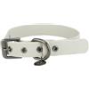 TRIXIE Collare per cani CityStyle L-XL: circonferenza collo 50 - 57 cm/30 mm grigio chiaro - Collare in PVC di alta qualità per cani di taglia piccola, media regolabile, impermeabile e lavabile,