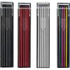 MROOFUL 12 pz/scatola 2,0 mm colore matita meccanica ricarica piombo arte schizzo disegno colorato piombo cancellabile scuola matita colore cancelleria (nero+rosso+bianco+colore)