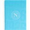 Colourbook Quaderno Spiralato Soft A4 a Righe SSC Napoli, 1926 | Formato A4, Rigatura 1R a Righe, Spirale Soft, Carta 80g FSC, Licenza Ufficiale SSC Napoli