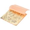 QUARKZMAN 25 Fogli 14cm x 14cm Libretto con Motivo Gypsophila Oro | Fogli Di Lamina D'oro Finta Variegata, Per Artigianato Cornici Unghie E Decorazione Artigianale Fai Da Te, Fogli D'oro