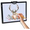 AGM LED Tavoletta Luminosa A3-43x34cm, Controllo Touch, Regolazione Continua della Luminosità, Interfaccia USB di Type-C, Sottile Lavagna Luminosa,Light Pad Adatta per Disegno Artistici,Animazione