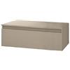 Liberoshopping Mobile bagno sospeso con cassetto soft closing in legno nobilitato- design moderno NILYA (Tortora Opaco, 120)