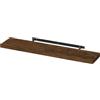WOLTU Mensola da Muro, Mensola Marrone Vintage, 100x22.9x3.8cm,MDF 1er | Adatto Come Espositore da Soggiorno, Libreria da Studio o da Ufficio, Portaspezie da Cucina o Portaoggetti da Ingresso