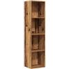 vidaXL Libreria/Mobile TV Legno Antico 36x30x143 cm Legno Multistrato