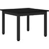 HKLGBVCR Tavolino rettangolare nero 50x50x36 cm Legno Composito
