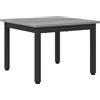 HKLGBVCR Tavolino Rettangolare Grigio Sonoma 50x50x36 cm Legno Composito e Metallo