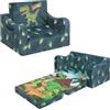 alldomess Poltroncina per Bambini 2-in-1,Cartoon Comodi Sedia Bambini | Divano pieghevole per bambini, per giocare e leggere, regalo di compleanno