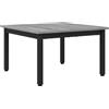 HKLGBVCR Tavolino Rettangolare Grigio Sonoma 60x60x36 cm Legno Composito e Metallo