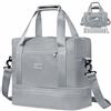 CS COSDDI Progettata per Ryanair Cabin Bag 40 x 20 x 25 cm, borsa da viaggio espandibile per Easyjet Cabin Bag con custodia trolley, borsa da viaggio per fine settimana, borsa da notte per donne e