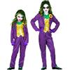 W WIDMANN MILANO Party Fashion - Costume da bambino Evil Clown | Frac con camicia e gilet, pantaloni, cravatta, guanti, costume horror per Halloween, Carnevale