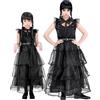 W WIDMANN MILANO Party Fashion - costume bambino Ragazza scura, vestito, mercoledì, costume Halloween